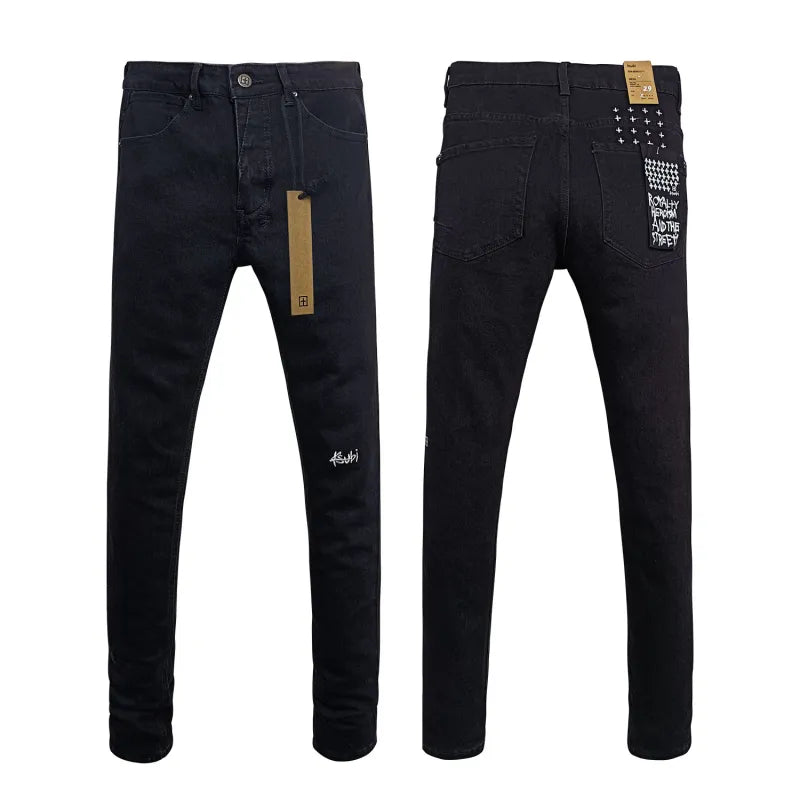Black Embroidered Trousers