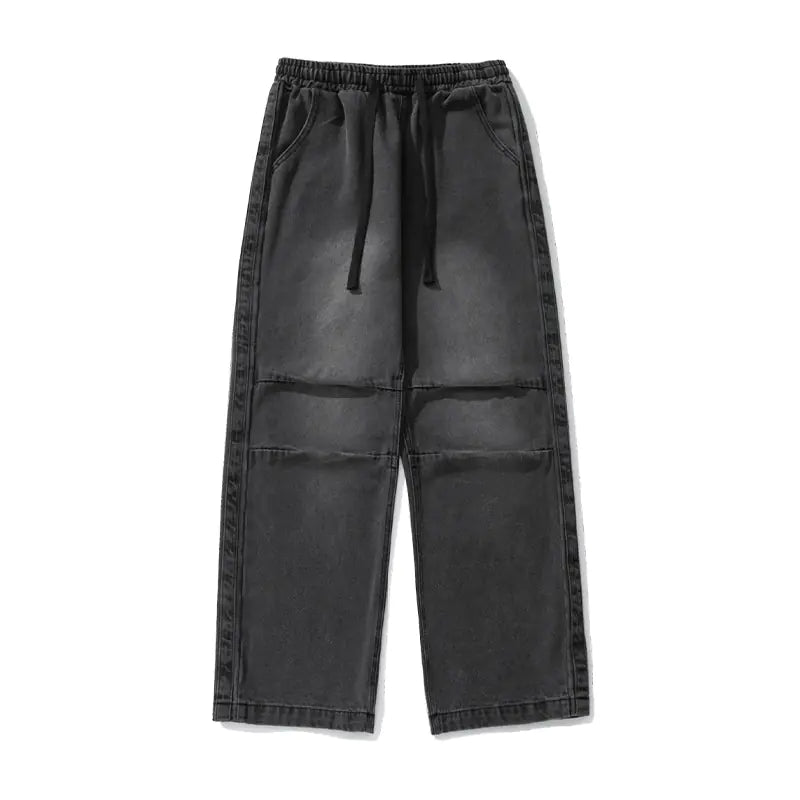 Men's Pleated Drawstring Trousers