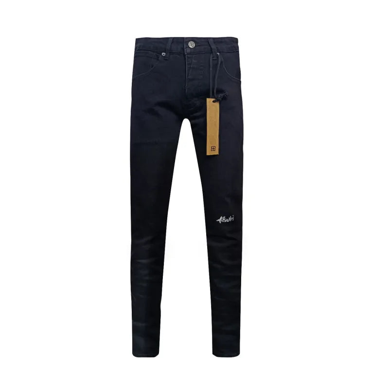 Black Embroidered Trousers